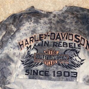 Harley Davidson cropped tee